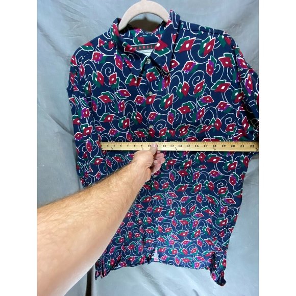 Baxter International Button Up Shirt Adult XL Red Blue Green Purple Casual Mens. - Picture 7 of 8